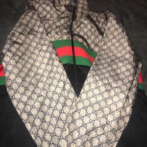 Gucci Over sized Technical Track Jacket sz L